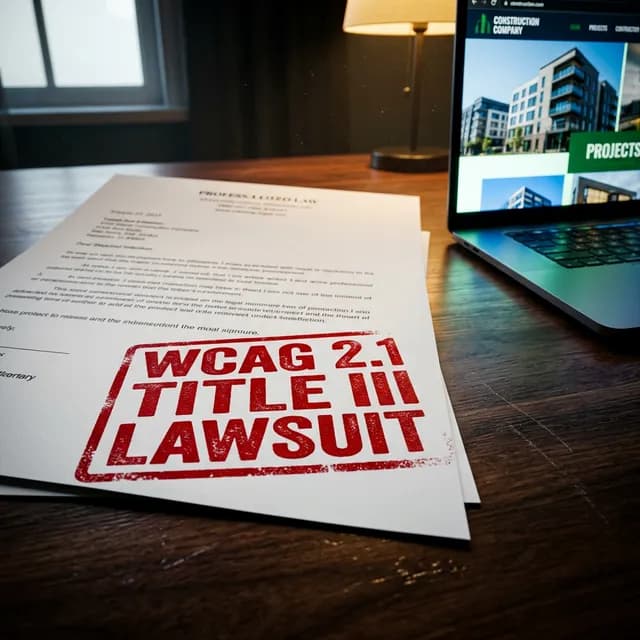 ADA Compliant Construction Websites: Exposing the Predatory $50k Title III Lawsuit Crisis
