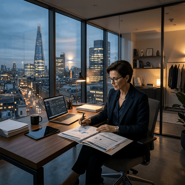 Elite CRM routing: Deal only with vetted, highly capitalized clients. A project manager reviewing a pre-qualified client dossier generated automatically.