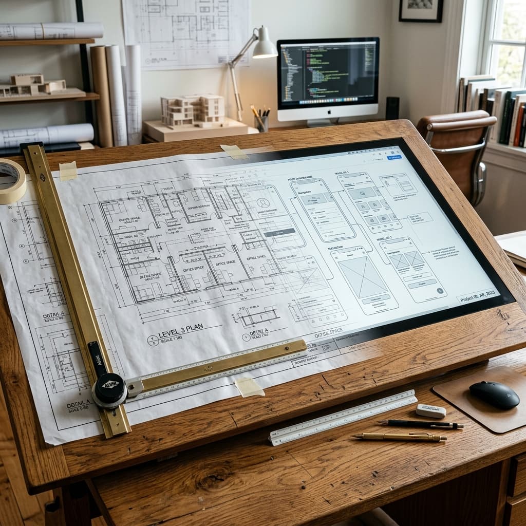 Blueprint Web Design: Why a $50M Construction Firm Cannot Survive on a $500 Website