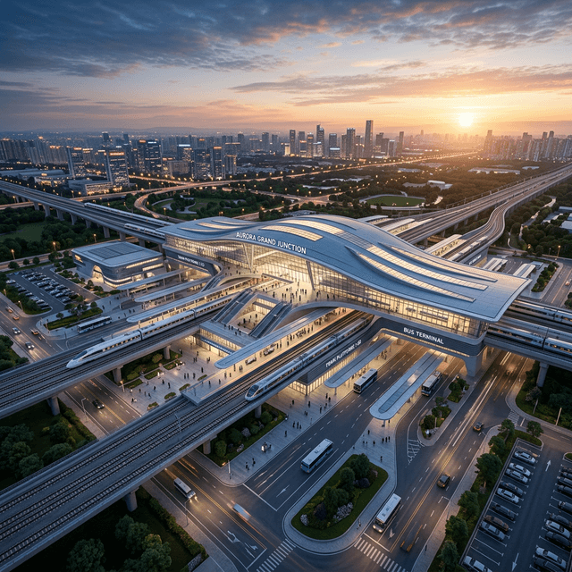 The Reward: High-margin, guaranteed public works contracts. A sweeping drone shot of a massive, newly constructed municipal infrastructure project.