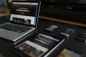 Responsive design on multiple devices
